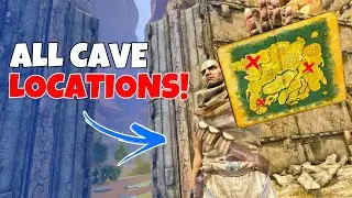 All Cave Locations in Scorched Earth - Ark Mobile Ultimate!