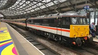 1980s era Class 86 hauled Avanti capacity train ride - Liverpool Lime Street to Crewe