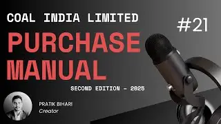 Coal India Purchase Manual 2025 | Chapter 21 Explained in Hindi | Inspection of Stores