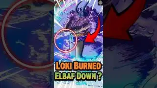 Loki Burned The Elbaf & ..... One Piece Chapter 1142 😱❗| #anime #onepiece #loki #elbaf #ytshorts