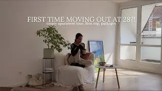 moving out for the first time at 28?! | it's never too late to rebrand your life ✨