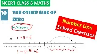 Number Line Exercises | The Other Side of Zero Class 6 | Chapter 10 NCERT Maths