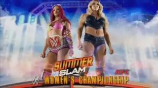 Sasha Banks vs. Charlotte Flair| SummerSlam| 2016 Highlights