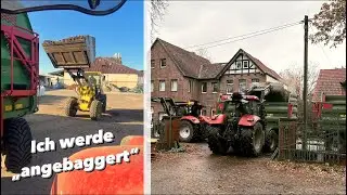 Abfälle von den🥕abholen | Mist fahren | Tierhaltung bei Frost | Farmvlog #93