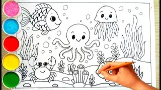 Gambar Pemandangan Bawah Laut