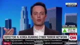 HRF&rsquo;s Thor Halvorssen discusses North Korea, Hollywood on CNN Newsroom