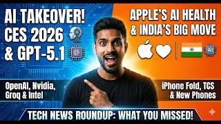AI Take Over CES 2026 😱 | Apple&rsquo;s AI Health, India&rsquo;s Big Move & Tech News #technews #ai #apple