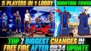 Freefire 🔥 New OB34 UPDATE all details || FF New event 🔥 || 25 MAY 😇