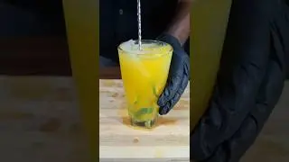 The Most Refreshing ASMR Drink #mojito #lemon #tang #juice