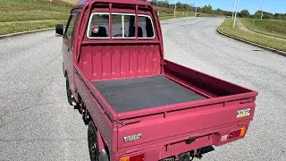 1993 DAIHATSU HIJET JUMBO S83P - 4WD - KEI TRUCK - JDM - DRIVING VIDEO
