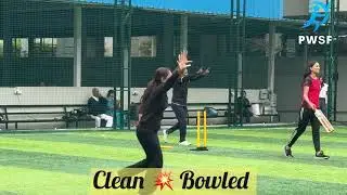 Pure skill. Perfect line. CLEAN BOWLED 😍