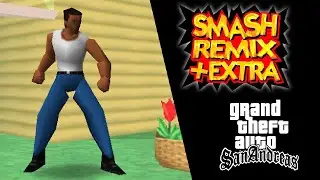 Carl Johnson Texture Mod for Smash Remix +Extra Trailer (CJ over Snake)
