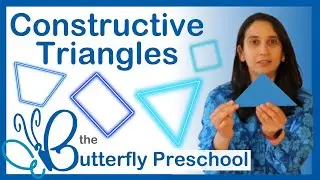 Constructive Triangle | Montessori Sensorial Shelf Activity | Preschool Activities
