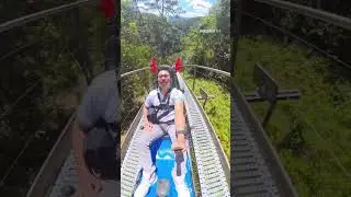 Испытайте вместе со мной захватывающий спуск по горной горке 🤩😋 #vietbach360vlogs #insta360