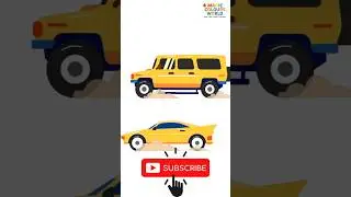 Easy Car Drawing for Kids 🚗 | Speed Drawing | #Shorts #art