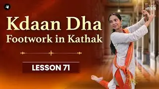 Step-by-Step Guide into Kdaan Dha Footwork | Kathak Dance Lessons for Beginners #kathak
