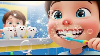 Healthy Habits Brush & Floss Song for Kids | Learn Dental Care, Fun Nursery Rhymes, Baby Songs