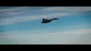 SU35 in action #attacking mode