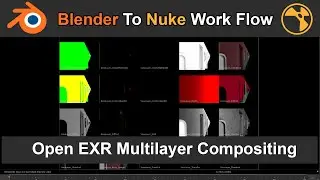 Blender to Nuke Workflow | Open EXR Multilayer Compositing in Nuke || Beauty Recreation
