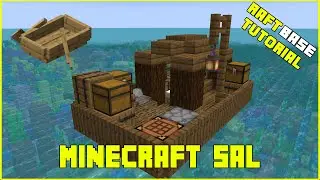 Minecraft Sal Nasıl Yapılır ? l Minecraft Raft Base Tutorial #shorts