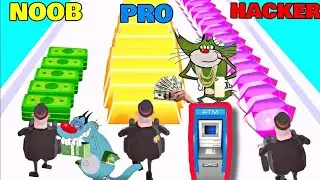 Noob vs Pro vs Hacker - Asmr ATM Rush ! | Oggy and Jack Playing Asmr Games !