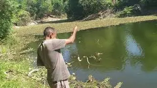Esse dia fui pesca duas vezes  saindo peixe de mais 