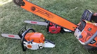 STIHL MS261 VS HECHT 58 VS DEMON CS65... avagy 50+ &eacute;s RPM+ Gb Titanium...