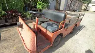 Lot 65c Taylor-Dunn Flatbed Cart w/ Stake Bed