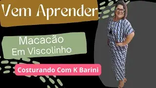 COMO FAZER - Macacão Em Viscolinho Costura Para Iniciantes