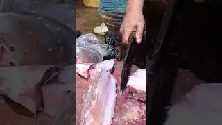 Pomfret fish cutting techniques #pomfretfish #fishcuttingtechniques #shorts #trending #shots #short