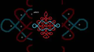 Thymatha kolangal #7-1dots  kambi pinnal kolangal #rangolidesigns #