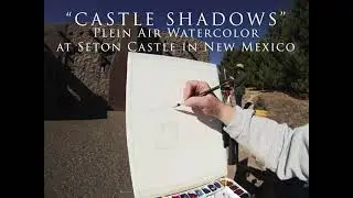 Seton Castle Waterolor Plein Air