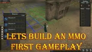 Давайте создадим MMO: первое игровое видео. Фанатское проектирование землепользования и строительства домов.