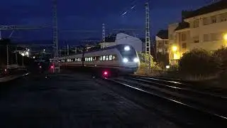 Triple cruce en la estaci&oacute;n de Ponferrada con la Medway