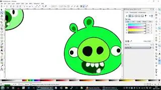 Inkscape tutorial 3 - Angrybirds King Pig
