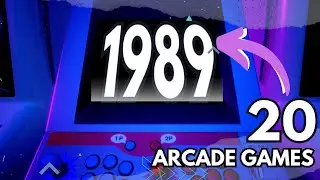 20 🕹️ ARCADE games released in 📆 1989 | The LAST games of the DECADE