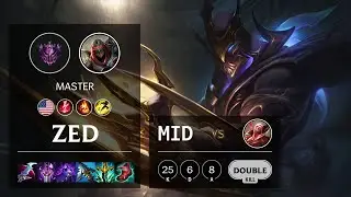 Zed Mid vs Vladimir - NA Master Patch 11.18