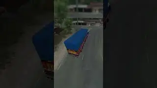 TATA TRUCK DRIVING ☠️ #dj #automobile #remix #music #hiphop #youtube #car #slowed #elevated #mind