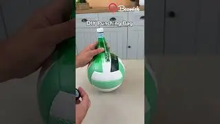 DIY Punching Bag 🥊 #diy #punching #easy #homemade