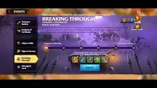 What is Breaking through  (Caravan) event ?