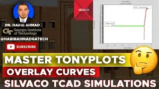 How to Overlay Curves in Tonyplot Silvaco TCAD? 📊🎨 #TCAD #Diodes