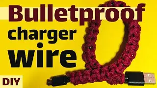 DIY Macrame Charger Cord Protector | How To Make Macrame Mobile Charger Wire Protector Case Cover