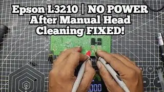 Epson L3210 | NO POWER After Manual Head Cleaning FIXED! | #shopeeaffiliate #lazadaaffiliate 