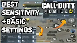 BEST SETTINGS FOR CODMOBILE  SENSITIVITY + BASIC SETTINGS   BATTLE ROYALE