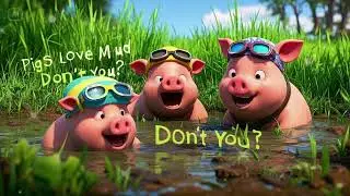 Puddle Jumping Piggies | A Farmyard Fun Song