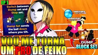 FEIKO E ROUBADO AT&Eacute; NO BLOCK!! BLOCK SET!! TENTANDO ME  TORNAR UM PRO DE FEIKO!! VOLLEYBALL LEGENDS