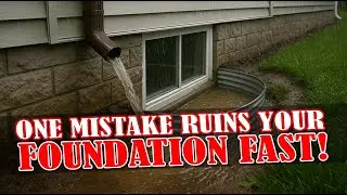 Wrong vs. Right Way: Underground Buried Downspout Drain