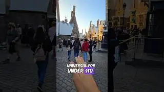 Universal Studios Cheapest food for under 10$ #universalstudios #challenge #funny #food #shorts