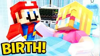 Princess Peach Gives Birth! | Minecraft Super Mario | [165]