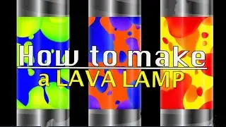 EXPERIMENT in 4K : HOW TO MAKE A LAVA LAMP at home. 5 EASY STEPS